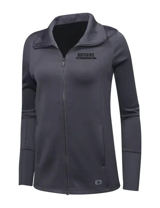 OGIO Dark Grey Womens Endurance Modern Performance Full-Zip w/Scottish Rite for Children Logo