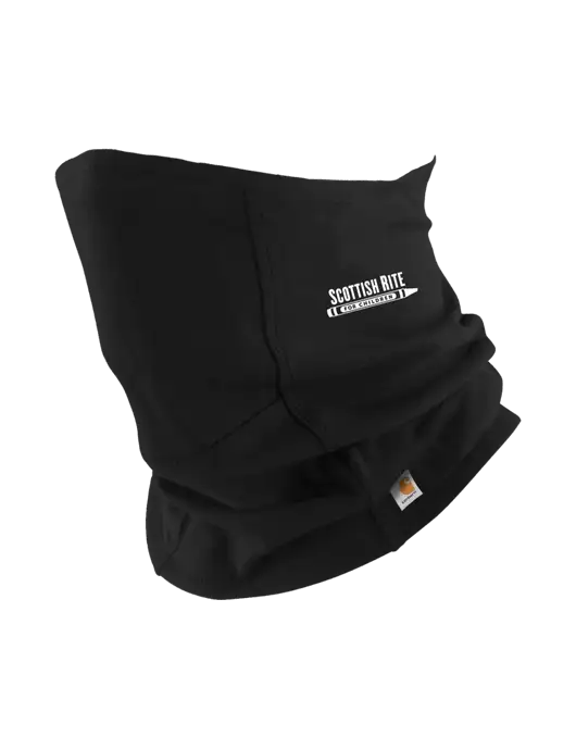 Carhartt Black Cotton Blend Filter Pocket Gaiter w/Scottish Rite for Children Logo
