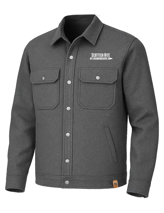 Russell Outdoors Dark Grey Heather Basin Jacket w/Scottish Rite for Children Logo