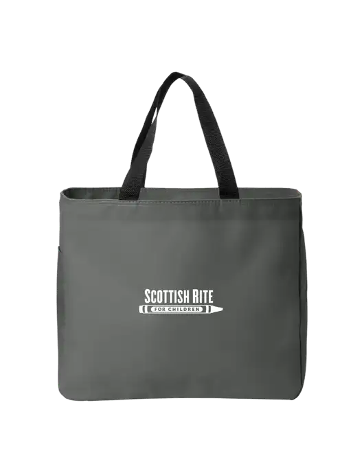 Essential Dark Grey Tote w/Scottish Rite for Children Logo