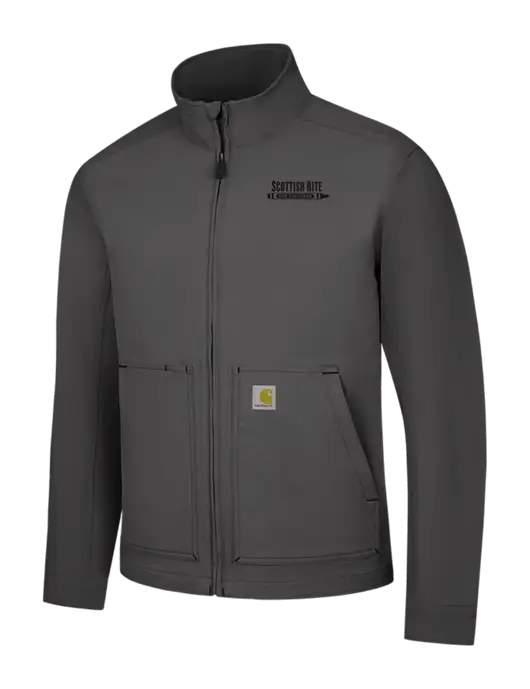 Carhartt Dark Grey Super Dux Soft Shell Jacket w/Scottish Rite for Children Logo