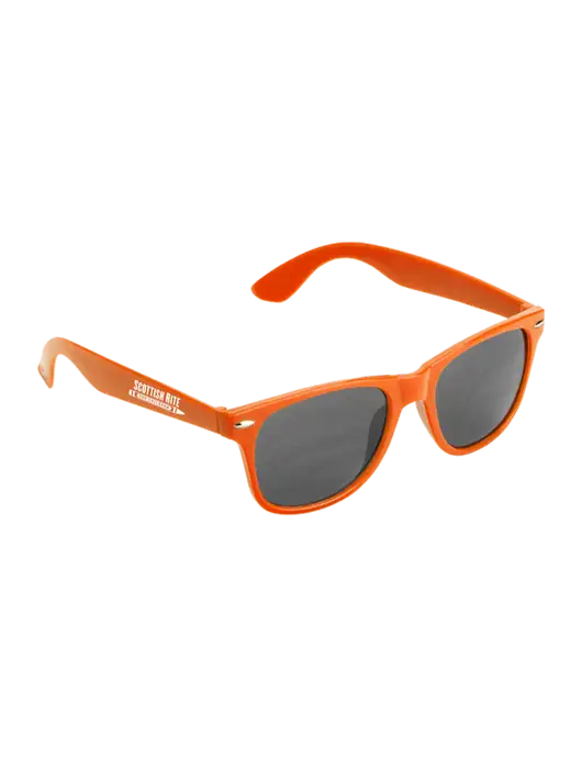 Daytona Orange Sunglasses w/Scottish Rite for Children Logo