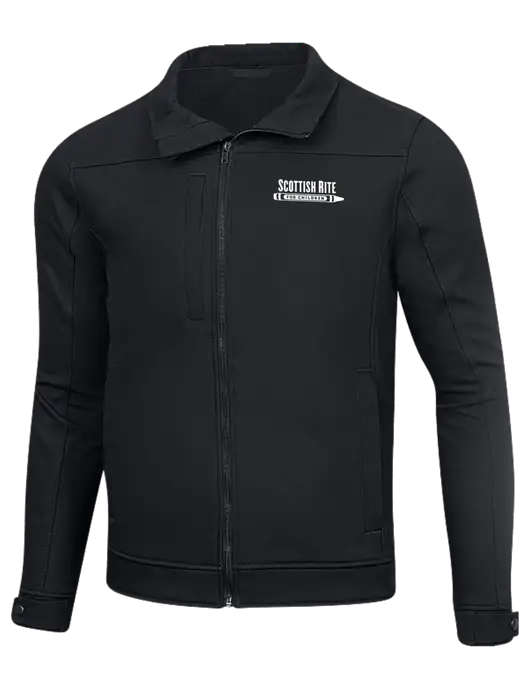 Cornerstone Charcoal Duck Bonded Soft Shell Jacket w/Scottish Rite for Children Logo