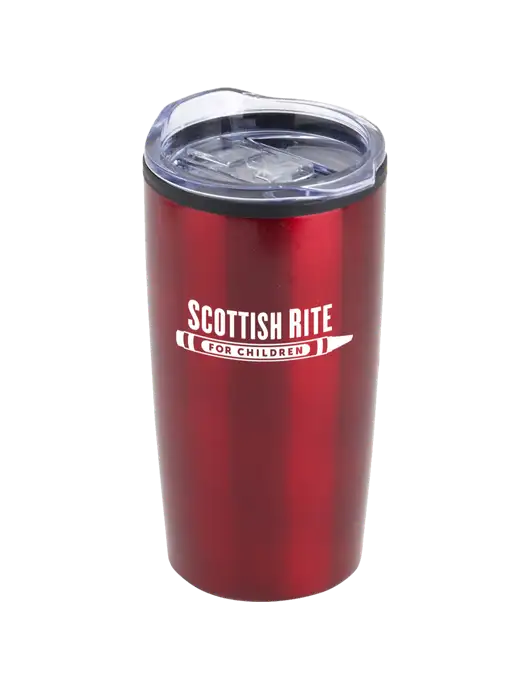 Olympus Red 20 oz Tumbler w/Scottish Rite for Children Logo