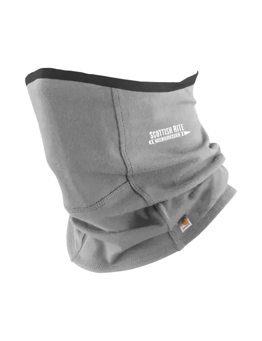 Carhartt Medium Grey Cotton Blend Filter Pocket Gaiter w/Scottish Rite for Children Logo