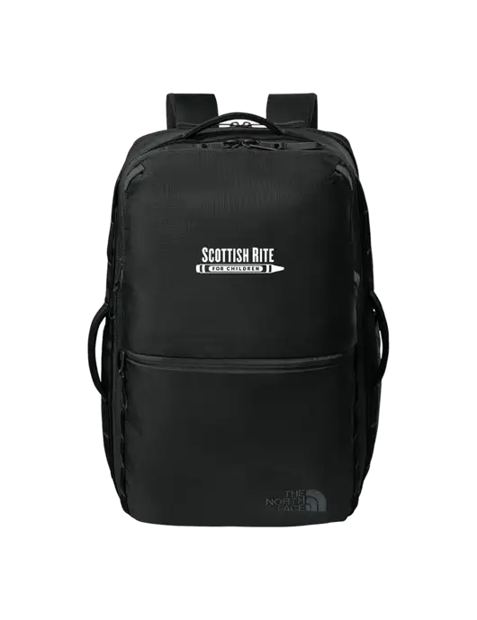 The North Face 35L Black Travel Backpack w/Scottish Rite for Children Logo