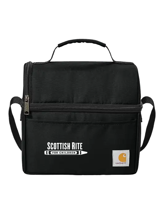 Carhartt Black Lunch 6-Can Cooler w/Scottish Rite for Children Logo