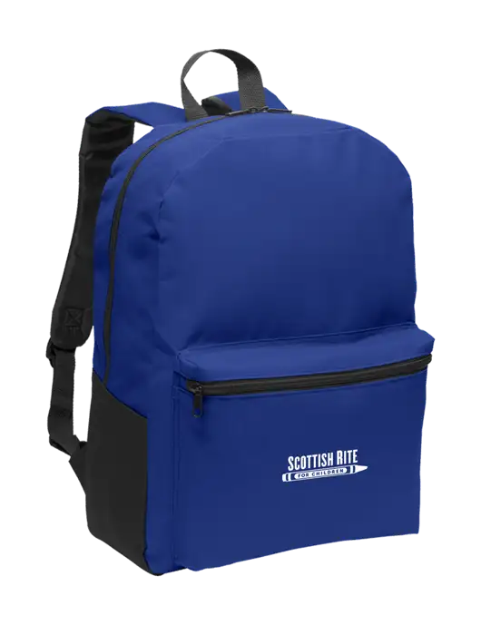 Casual Twilight Blue Lightweight Laptop Backpack w/Scottish Rite for Children Logo
