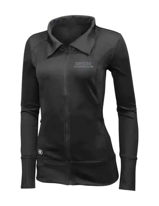 OGIO Blacktop Womens Endurance Fulcrum Full-Zip w/Scottish Rite for Children Logo