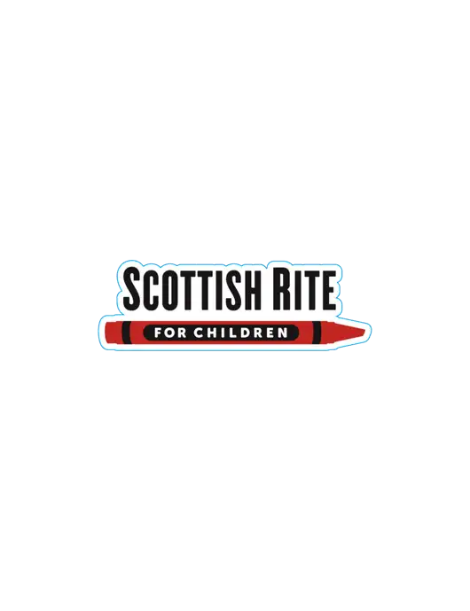 Medium Scottish Rite for Children Logo Decal (5.5"w)