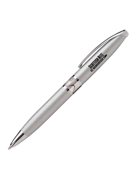 Illusion Silver Pen - Black Ink w/Scottish Rite for Children Logo