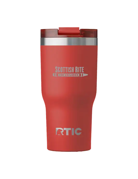 RTIC Essential 30 oz Red Tumbler w/Scottish Rite for Children Logo