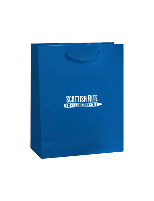 Royal Gift Bag Gloss 8x10 w/Scottish Rite for Children Logo