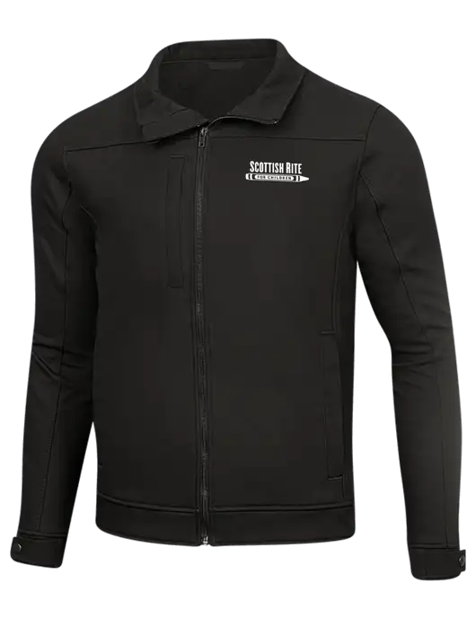 Cornerstone Black Duck Bonded Soft Shell Jacket w/Scottish Rite for Children Logo