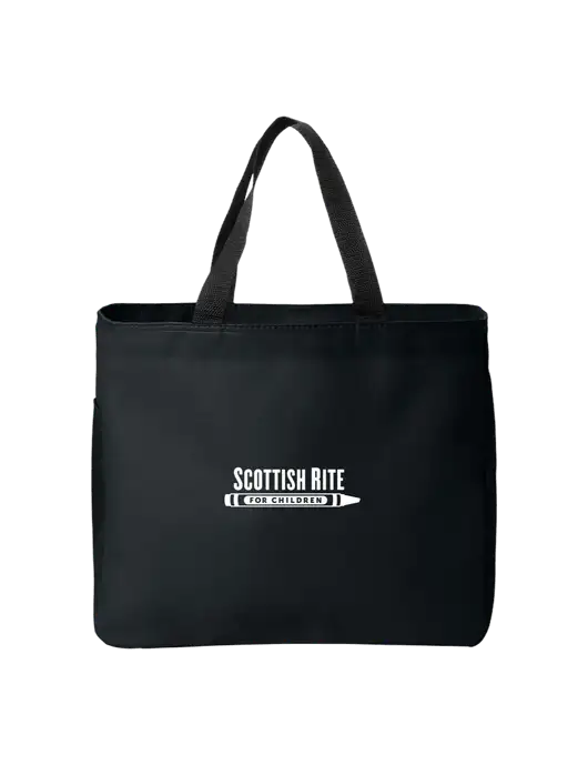 Essential Black Tote w/Scottish Rite for Children Logo