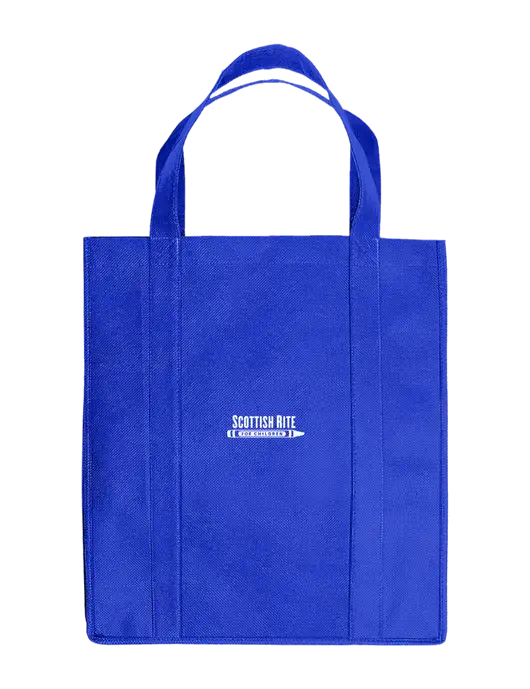 Eco Reusable Jumbo Royal Shopping Bag w/Scottish Rite for Children Logo
