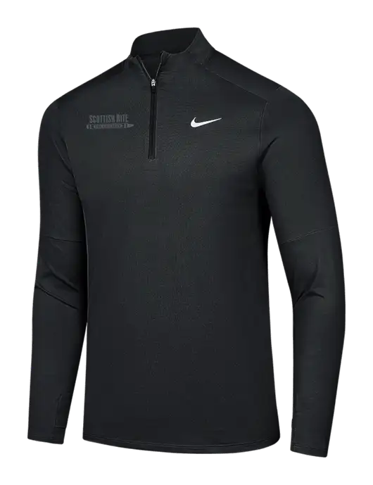 Nike Black Dri-FIT Element 1/2-Zip Pullover w/Scottish Rite for Children Logo