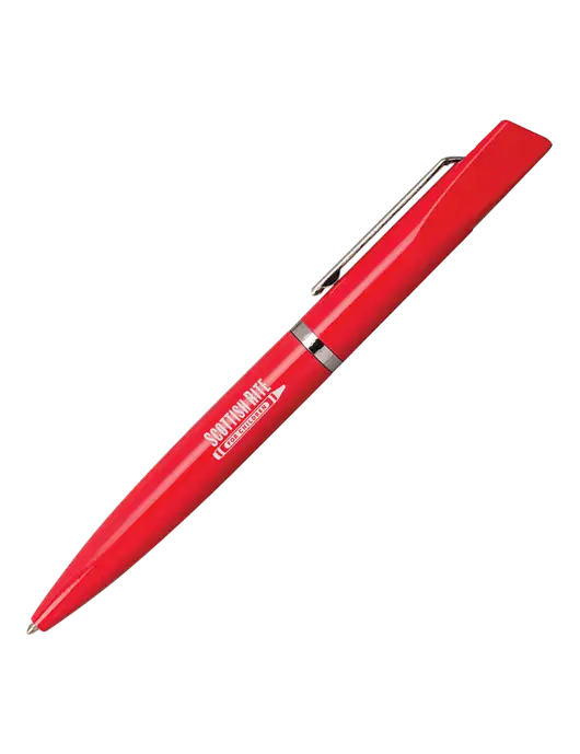 Santos Red Pen - Black Ink w/Scottish Rite for Children Logo
