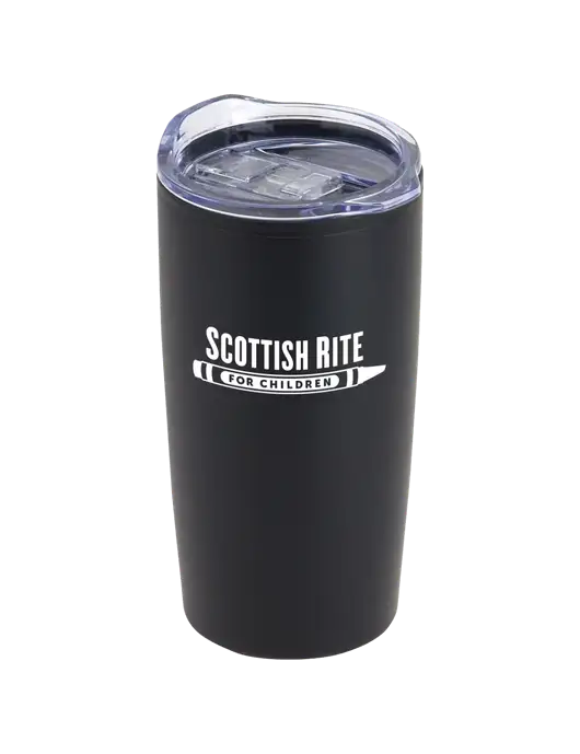 Olympus Black 20 oz Tumbler w/Scottish Rite for Children Logo