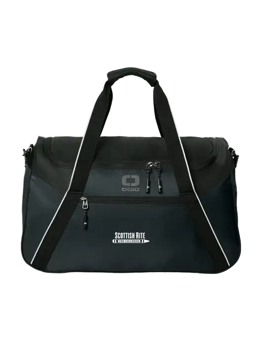 OGIO Black Inception Duffel w/Scottish Rite for Children Logo