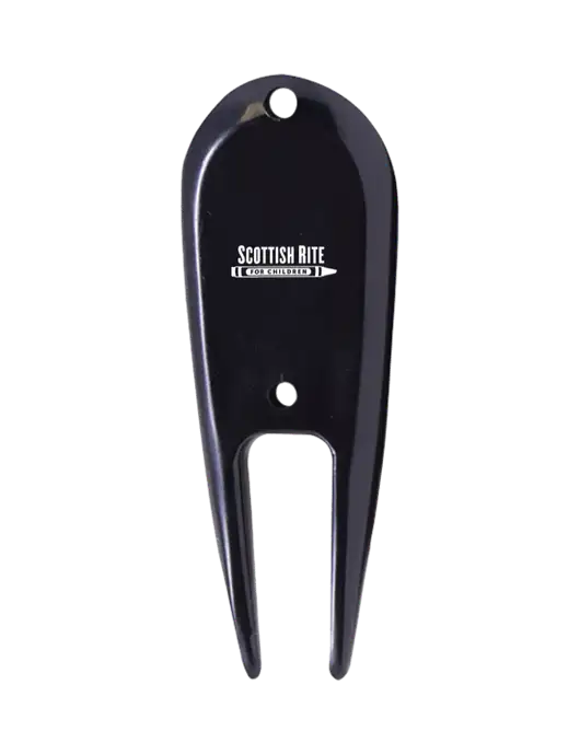 Black Divot Tool w/Scottish Rite for Children Logo