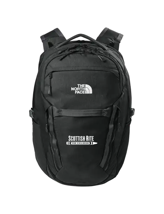 The North Face 31L Royal Arch Black Backpack w/Scottish Rite for Children Logo