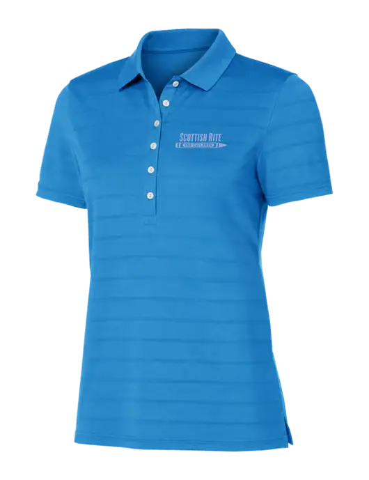 Callaway Womens Royal Blue Ventilated Polo w/Scottish Rite for Children Logo