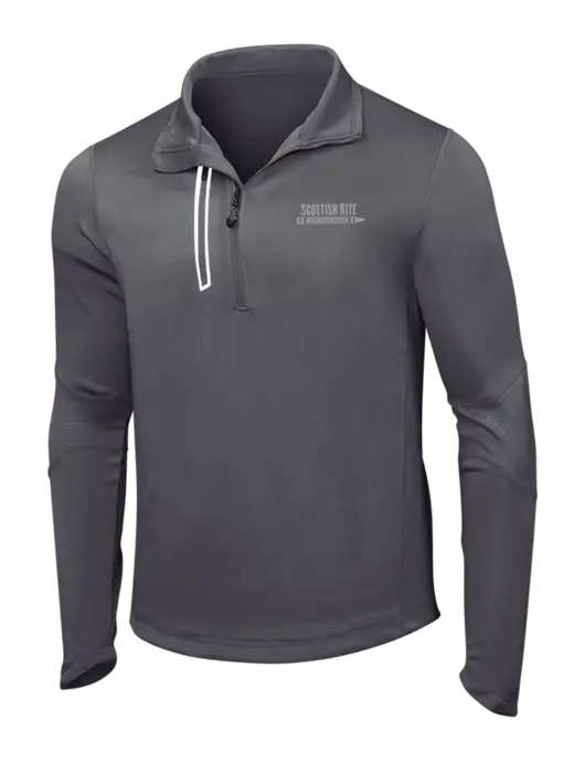 OGIO Gear Grey Endurance Fulcrum 1/4 Zip w/Scottish Rite for Children Logo