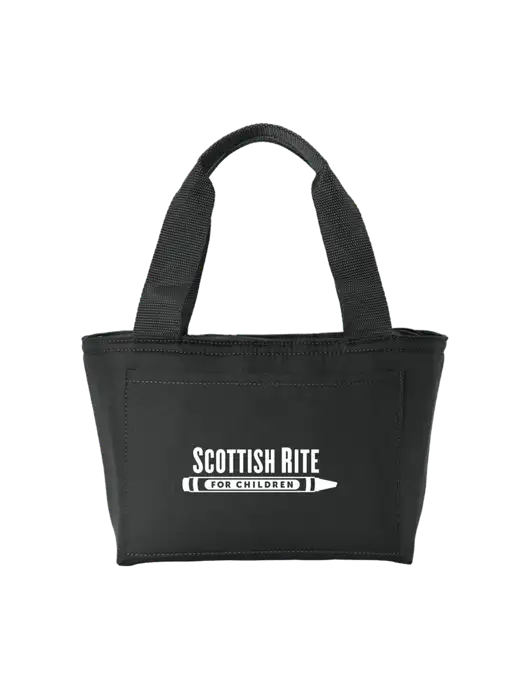 Iso Black Lunch Tote w/Scottish Rite for Children Logo