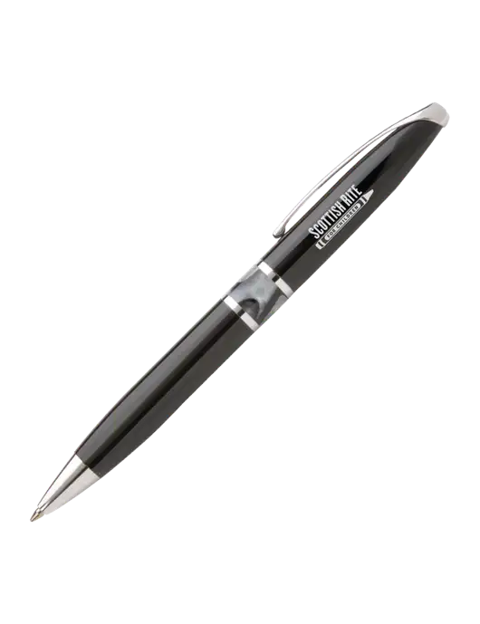 Illusion Black Pen - Black Ink w/Scottish Rite for Children Logo