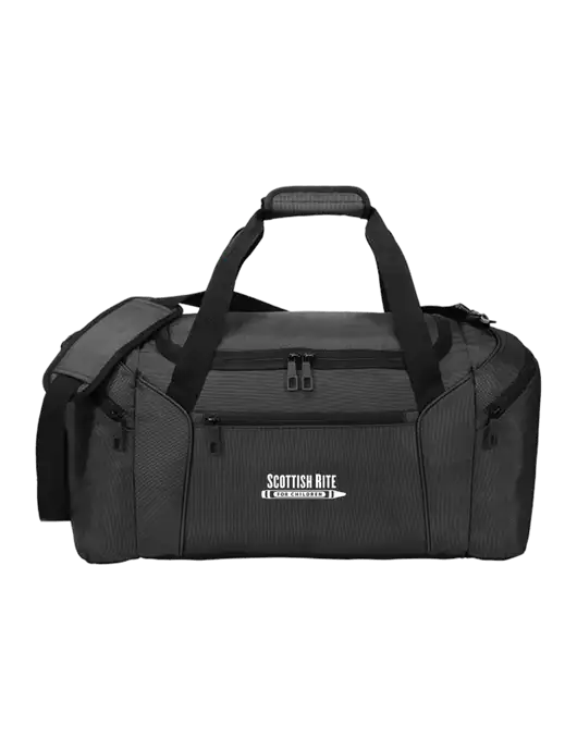 Slim & Lite Dark Grey Duffel    w/Scottish Rite for Children Logo
