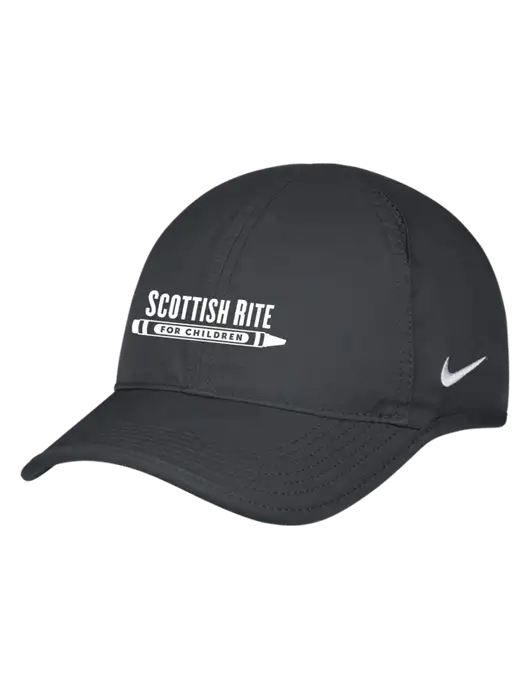 Nike Charcoal Featherlight Cap w/Scottish Rite for Children Logo