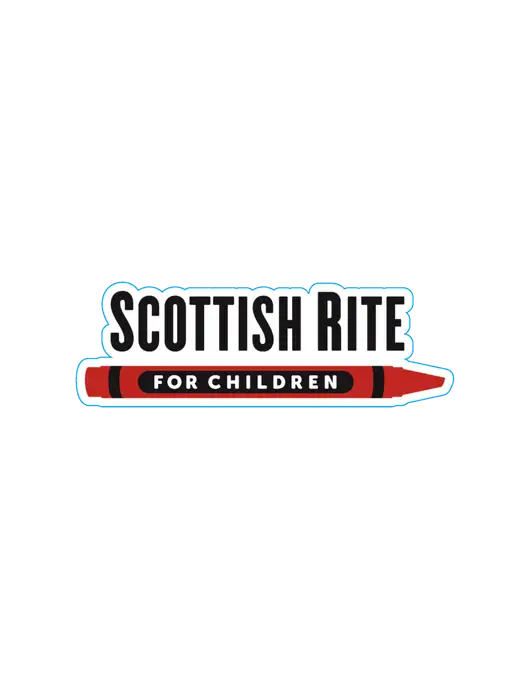 Large Scottish Rite for Children Logo Decal (8.5"w)