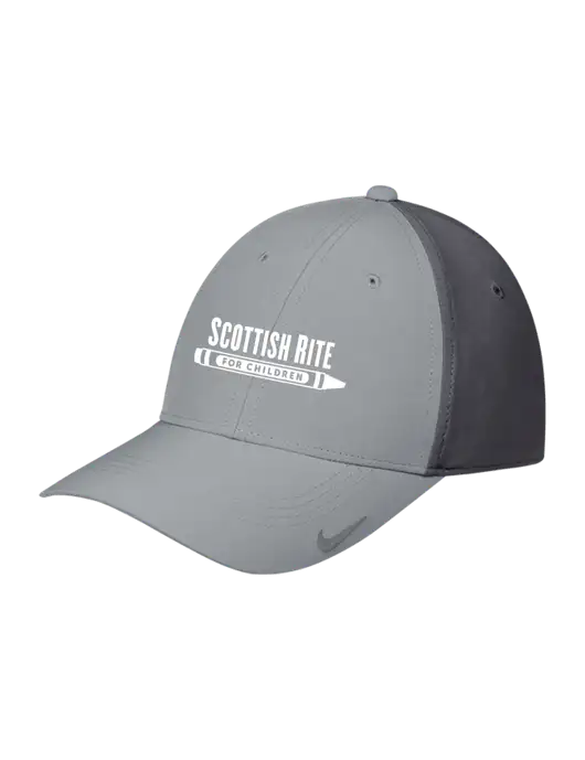 Nike Light Grey/Dark Grey Dri-FIT Legacy Cap w/Scottish Rite for Children Logo