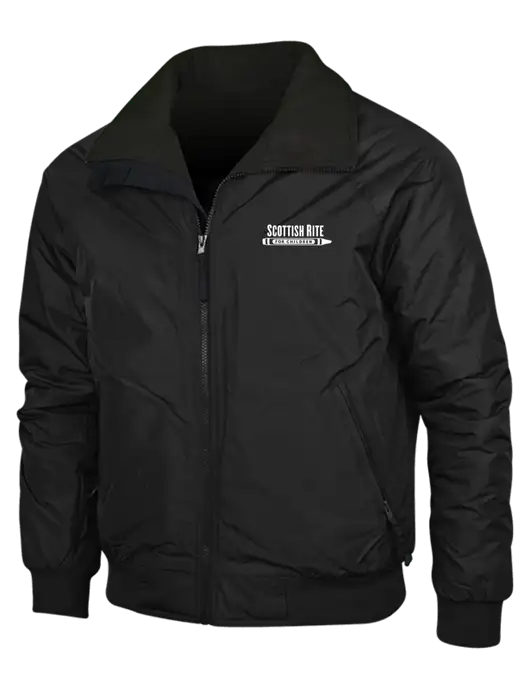 True Black/True Black Classic Challenger Jacket w/Scottish Rite for Children Logo