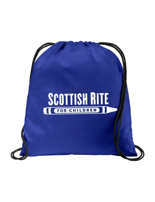 Drawstring  Royal Cinch Pack w/Scottish Rite for Children Logo