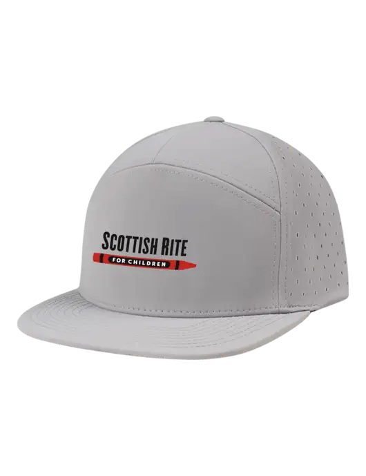 Richardson Light Grey Cannon Cap w/Scottish Rite for Children Logo