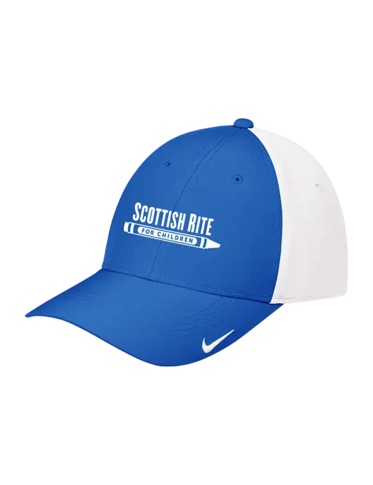 Nike Royal/White Dri-FIT Legacy Cap w/Scottish Rite for Children Logo