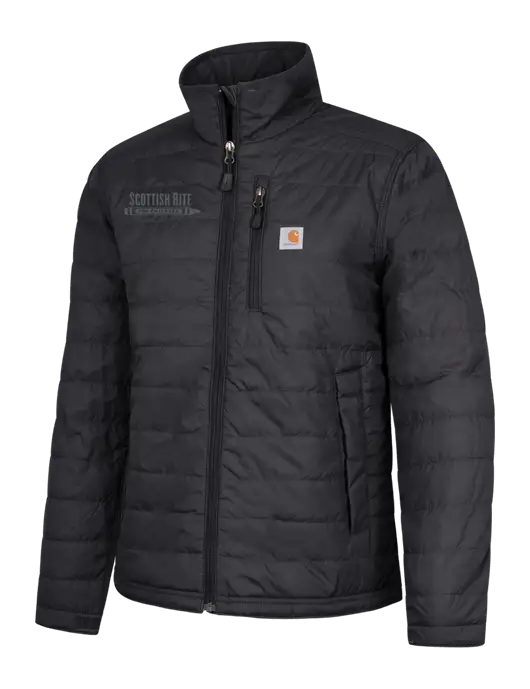 Carhartt Womens Black Gilliam Jacket w/Scottish Rite for Children Logo
