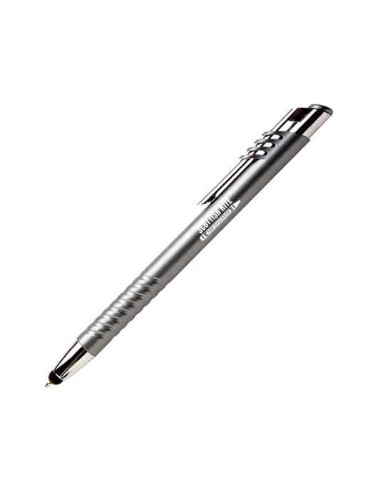 Schirhart Grey Stylus Pen - Blue Ink w/Scottish Rite for Children Logo