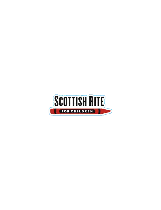 Extra Small Scottish Rite for Children Logo Decal (3.5"w)