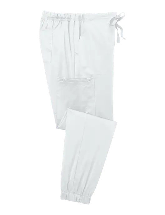 Wink Womens White Premiere Flex Jogger Pant