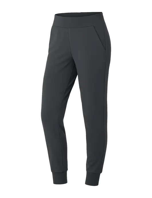 Jaanuu Womens Dark Grey Rubi Ultrasoft Scrub Joggers